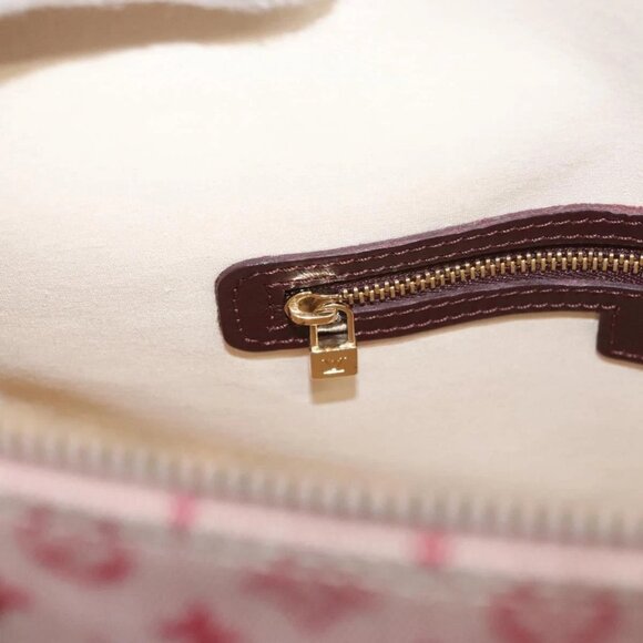 LOUIS VUITTON Monogram Mini Alma Haut Hand Bag Red M92204 LV Auth BA2457V - Picture 13 of 16